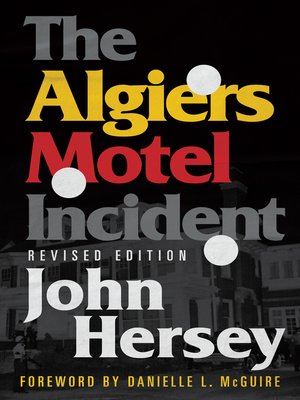 cover image of The Algiers Motel Incident